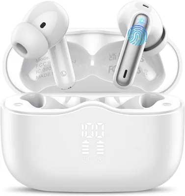 Bright Lake Blue Headphones