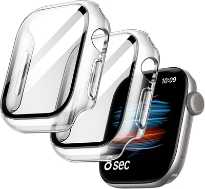 JETech Case + Screen Protector for Apple Watch Series 12 42mm