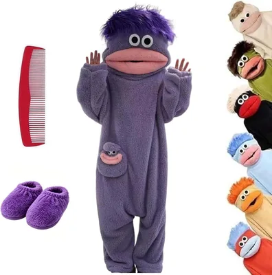 Big Mouth Monster Onesie - Adult Funny Costume