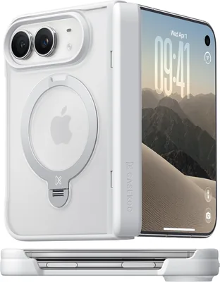 CASEKOO MagicStand Pro iPhone Duo ケース マグネット対応 360°回転 MIL規格 衝撃耐性 最大25W高速充電