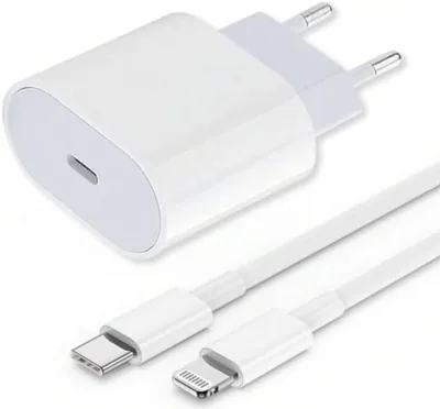 USB-C Wall Charger with Cable - 20W Fast Charging