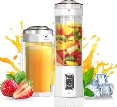 Portable Blender Cup - 360W Pulse Smoothie Maker