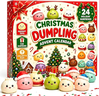 Christmas Squishies Advent Calendar 2026 - 24 Day Set