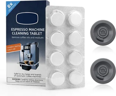 Breville Coffee Machine Cleaning Set - 2 Silicone Discs & 8 Tablets
