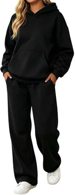 Womens Tracksuit - Long Sleeve Hoodie & Sweatpants