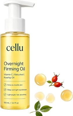 Cellu Overnight Firming Body Oil - Vitamin C, Bakuchiol & Rosehip