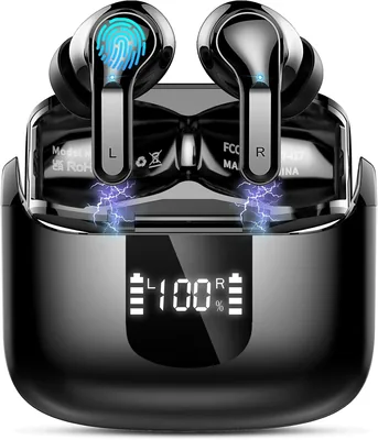 2026 Wireless Headphones Bluetooth 5.4 Earbuds