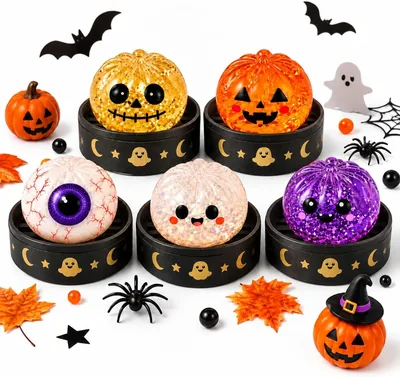 Halloween Squishy Toy Pumpkin Bao Bun
