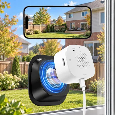 2K Window Camera - Indoor Surveillance Cam