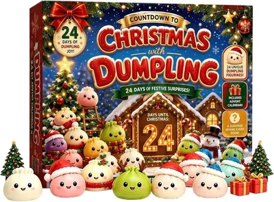 Christmas Dumpling Squishy Advent Calendar 2026 - Best Deal