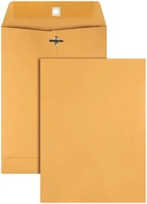FAOGO Clasp Envelopes - 10 Large Mailing Envelopes