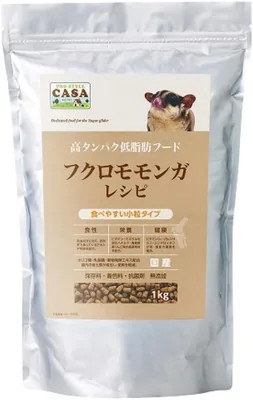 フクロモモンガ用 高タンパク低脂肪フード 1kg 小粒タイプ 国産