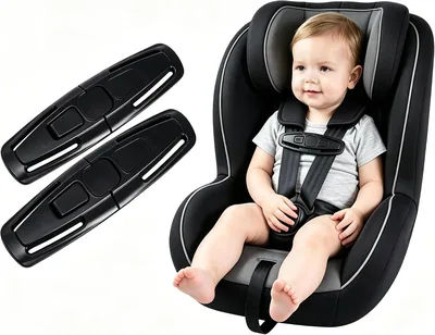 EAVUYIS Release Protection Child Seat Black - Baby Car & Pushchair Safety Belt