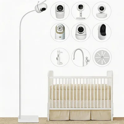 Soporte Universal de Pared para Monitor de Bebé, Compatible con Vetch, Nanit, Owlet, Arlo, VAVA y Otras Marcas