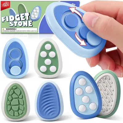 Fidget Stones - 4 Pack Stress Relief Toys