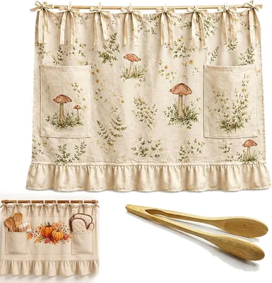 Gienslru Oven Skirt with Pockets