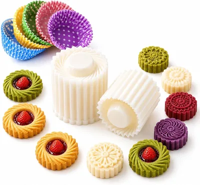 Sunflower Mooncake Mold - Double Ended Pastry Tool