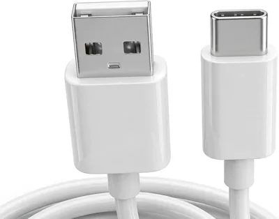 USB-A to USB-C Cable, Fast Charging, Data Sync, Reversible