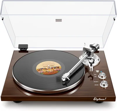 Phono Turntable - Wood Design