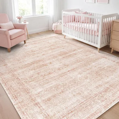 5x7 Area Rugs - Washable Nursery Rug Deal