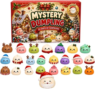 Christmas Squishy Advent Calendar 2026 - Fidget Countdown
