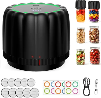 2026 Mason Jar Vacuum Sealer Kit - 2500mAh