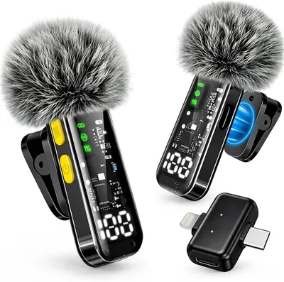 Babululu 2 Mini Wireless Lavalier Mics