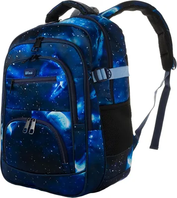 حقيبة ظهر COBALT WINK 30L للطلاب، 9 جيوب، أسلاك ثقيلة، جيب مضاد للسرقة، كيس أقلام مرفق