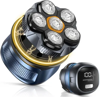 6D Magnetic Rotating Shaver - Cordless IPX7 Waterproof