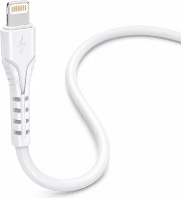 USB-A to Lightning Cable White Fast Charging