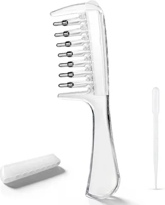 ZPTEE Minoxidil Applicator Comb Set - Stainless Steel Rollers