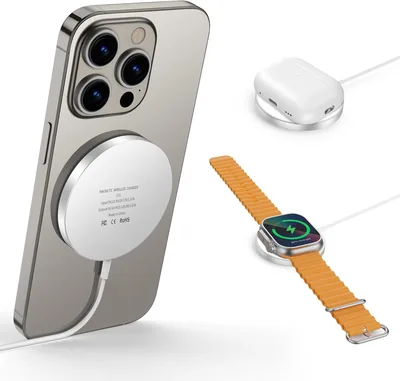 マグネティックワイヤレス充電器 iPhone 18/17/16/15/14/13/12/Air デュオシリーズ対応