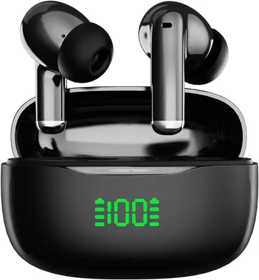 2026最新 Bluetooth ワイヤレスイヤホン、Bluetooth 6.0+EDR AI ノイズキャンセリング通話 | 最新のBluetoothイヤホン、EDR搭載