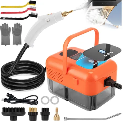 Limpiador de Vapor de Alta Presión y Temperatura con Tanque de 1.2L