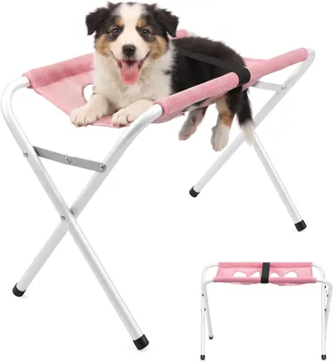Muyoka Foldable Dog Grooming Hammock Stand