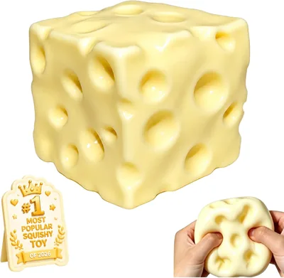 Squishy Cheese Block - Yellow A