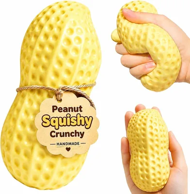 Crunchy Peanut Squishy Stress Ball ASMR