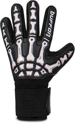 Guantes de Portero Buffon Eskeleton, Adulto e Infantil, Corte Negativo, Látex Resistente