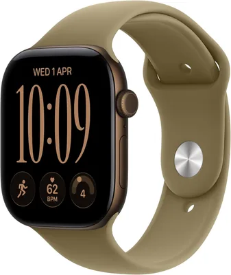 Apple Watch Series 12 46mm GPS Smartwatch, Dark Bronze