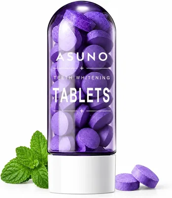 Asuno Teeth Whitening Tablets - Purple