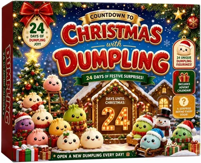 Christmas Squishies Advent Calendar 2026 - 24 Mini Surprises