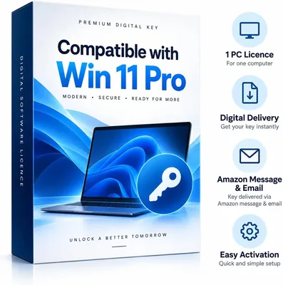 Windows 11 Pro Digital Key - 1 PC Licence