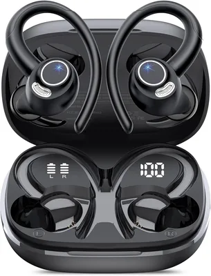 HD Microphone Earbuds - 40H Playtime & IP7 Waterproof