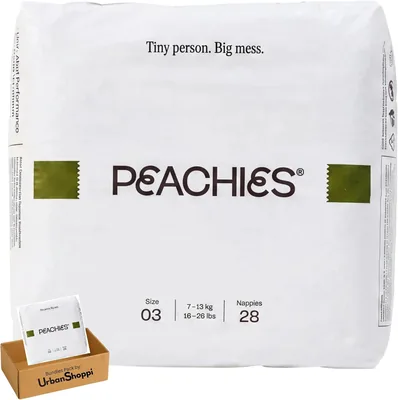 Peachies Premium Nappies Size 03 - 7-13kg (28)