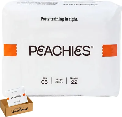 Peachies Premium Nappies Size 05 (22 Pack)