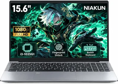 15.6 Inch Gaming Laptop i3-1025G1 16GB RAM 1TB SSD