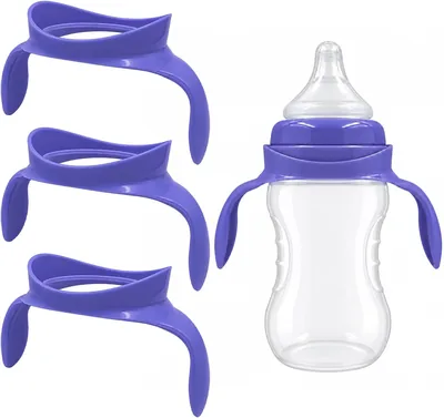 3 Pack Baby Bottle Handles Lansinoh - BPA-Free Grip
