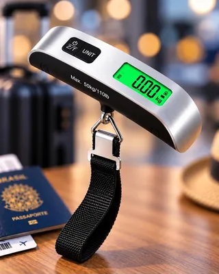 Balança Digital Portátil 50kg para Bagagem