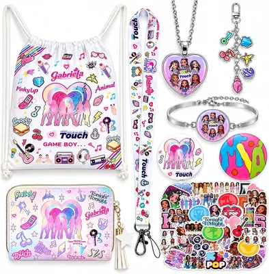 K-pop Merch Set: Bag, Wallet, Stickers, Keychain