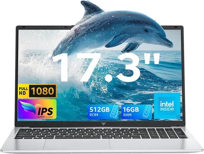 Tivique 17.3" Laptop - 12th Gen N95, Win 11 Pro